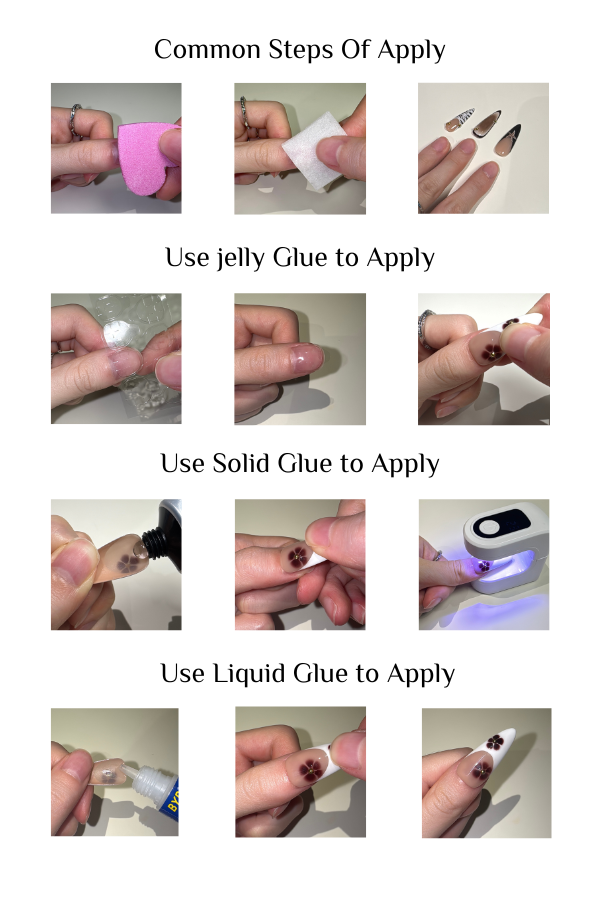 Lulou Love Spark Long Duck Press on Nails Pink Hello Kitty Rhinestone Glam 10PCS REUSABLE Handmade Acrylic Fake Nails Dazzling Trend 2025