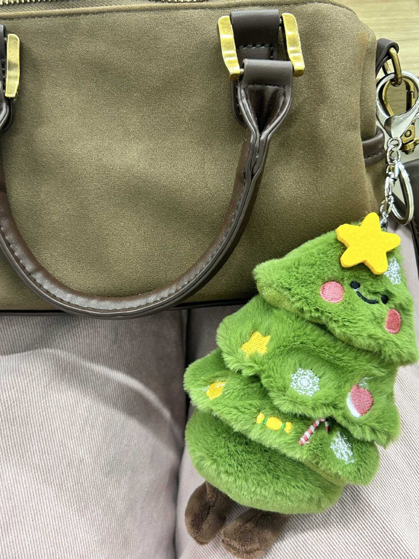 151-Enchanted Evergreen Christmas Tree Plush Keychain