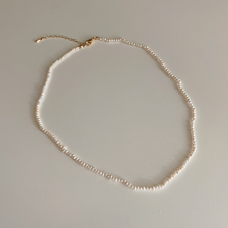 Lulou Minimalist Irregular Freshwater Pearl Necklace