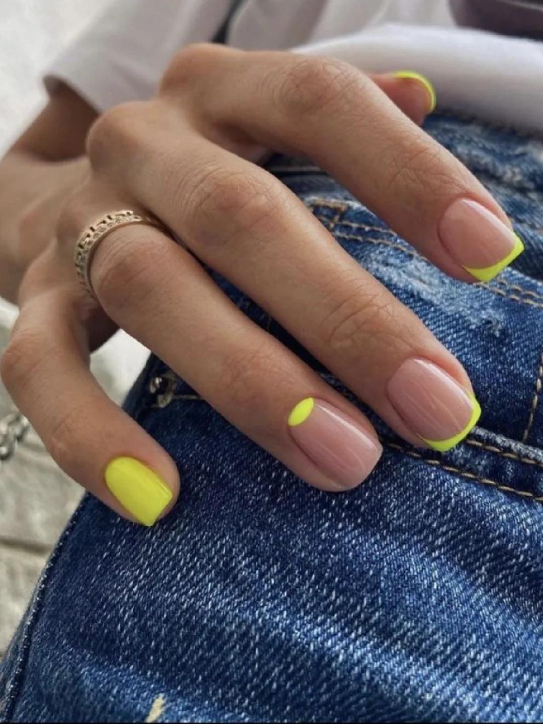 Nail Clearance Acrylic Short Reusable Press On Nails Summer & Spring Collection #1 Vacations Gift For Her