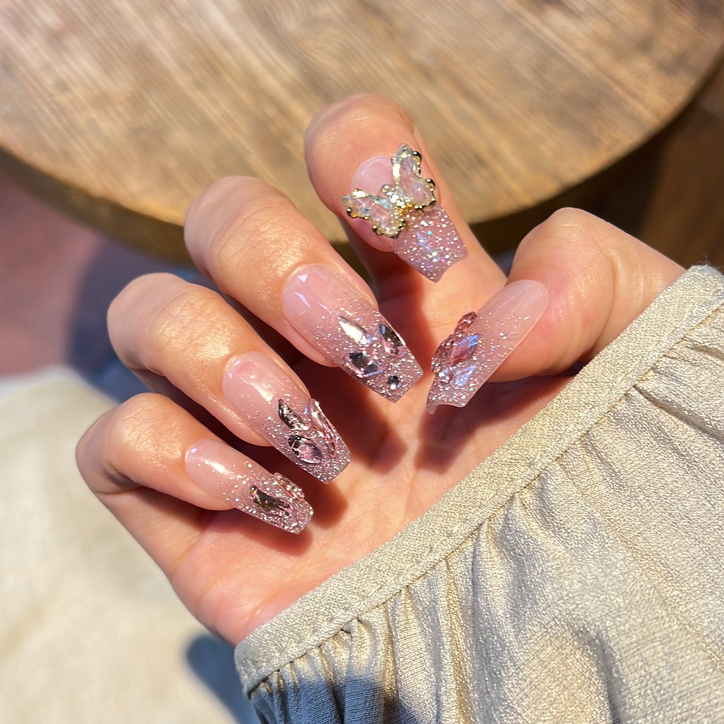 Nail Clearance Acrylic Medium Reusable Press On Nails #4