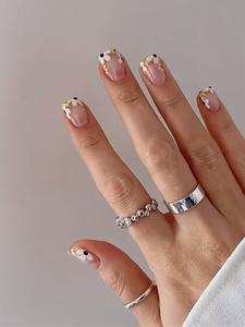 Nail Clearance Acrylic Short Reusable Press On Nails Summer & Spring Collection #1 Vacations Gift For Her