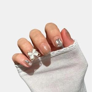 Nail Clearance Short Press on False Nails 24PCS Vacations Gift For Her