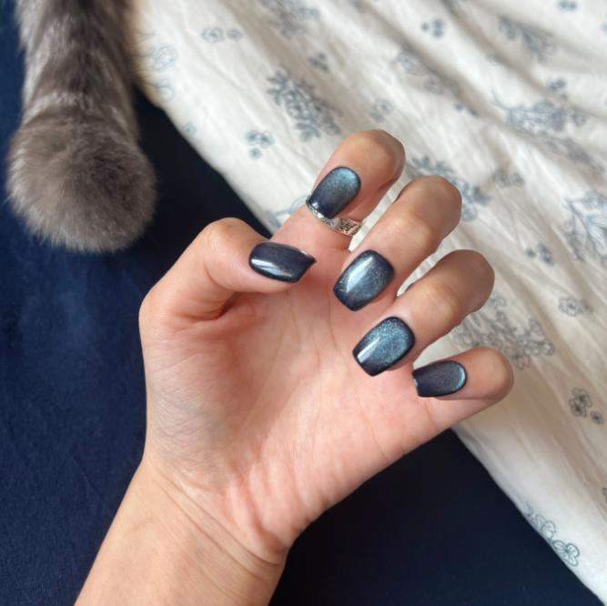 Nail Clearance Acrylic Handmade Reusable Press On Nails Black Collection Daily