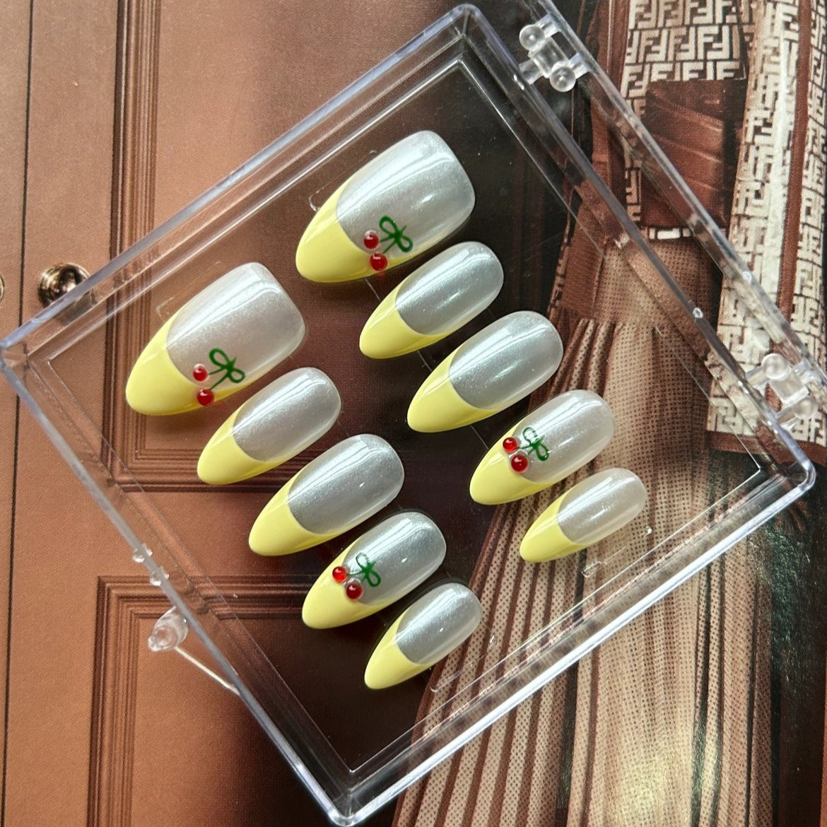Nail Clearance Acrylic Short Reusable Press On Nails Summer & Spring Collection #1 Vacations Gift For Her
