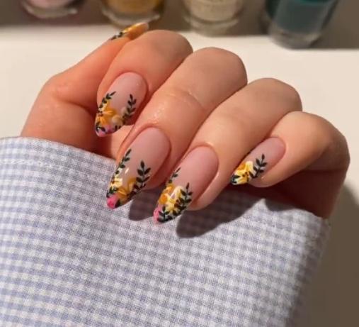 Nail Clearance Acrylic Short Reusable Press On Nails Summer & Spring Collection #1 Vacations Gift For Her