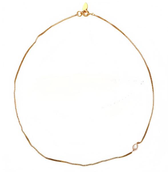 ルルー タイムレス エレガント 淡水パール シングルペンダント フレンチラグジュアリー 多用途 ギフト対応 ミニマリストネックレス