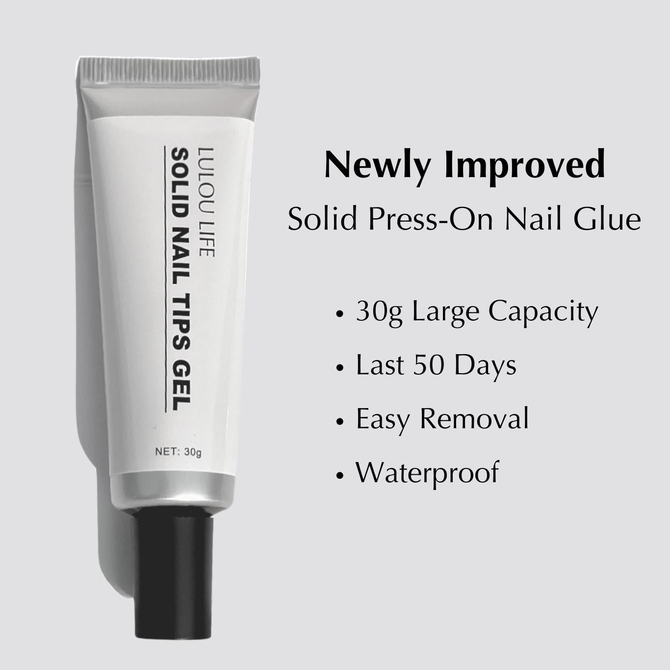 Lulou 7-in-1 French Tip Nail Starter Kit with 3W UV Lamp - Choose from 6 Nude & Pink Styles Includes Solid Gel Glue & Remover Complete DIY Nail Art Tools for Beginners Perfect Girls Gift Set