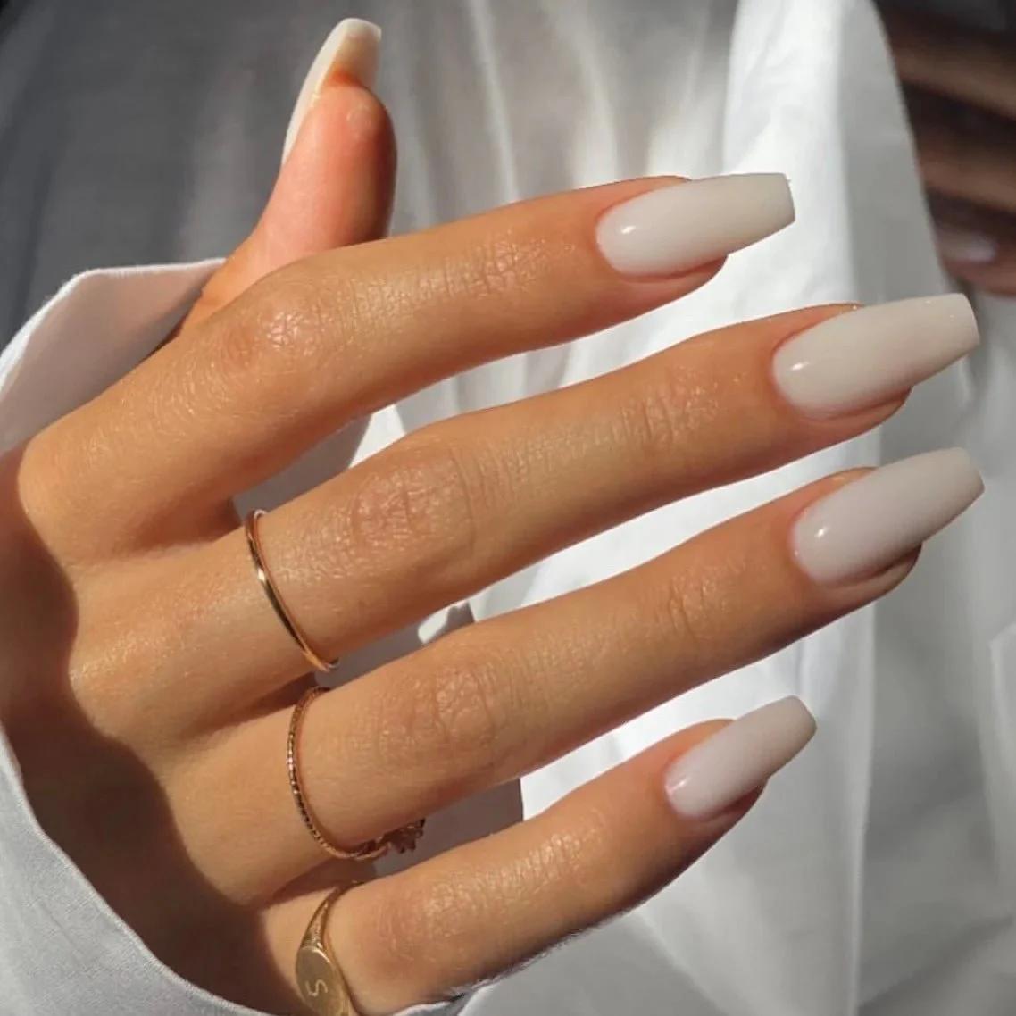 Nail Clearance Acrylic Handmade Reusable Press On Nails White Collection Wedding Vacations Gift For Her
