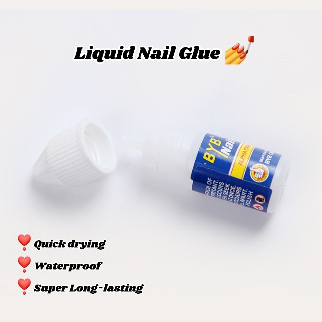 Lulou Liquid Glue Kit-Liquid Nail Glue&Nail Glue Remover