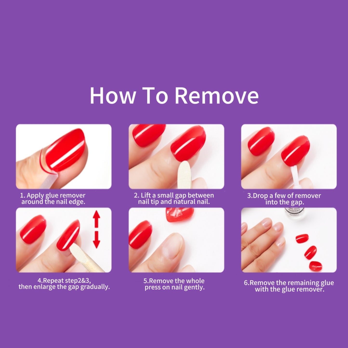 Lulou Liquid Glue Kit-Liquid Nail Glue&Nail Glue Remover
