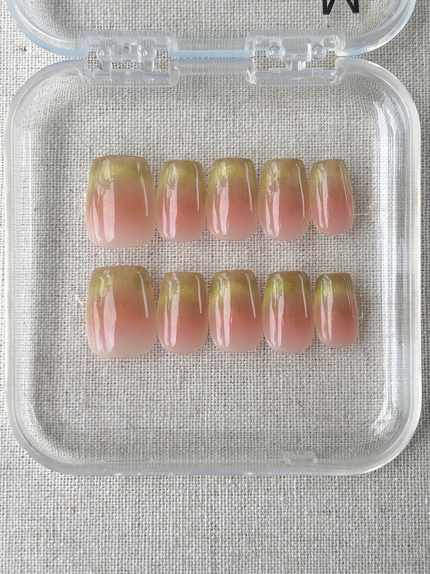 M Size Clearance Press On Nails Mixed Styles Handmade Acrylic Reusable 10 pcs False Nails Daily Vacation Party Dating Wedding Holiday Gift