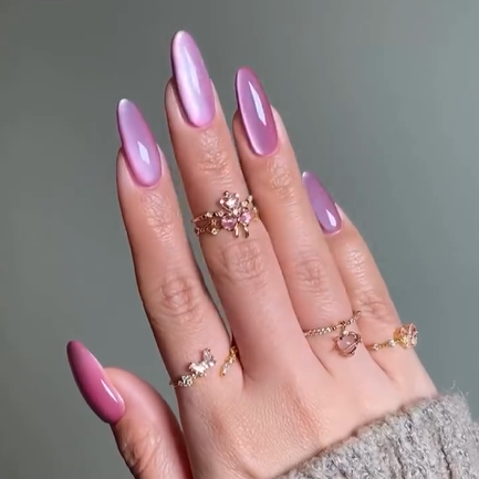 Nail Clearance Acrylic Handmade Reusable Press On Nails Pink Collection