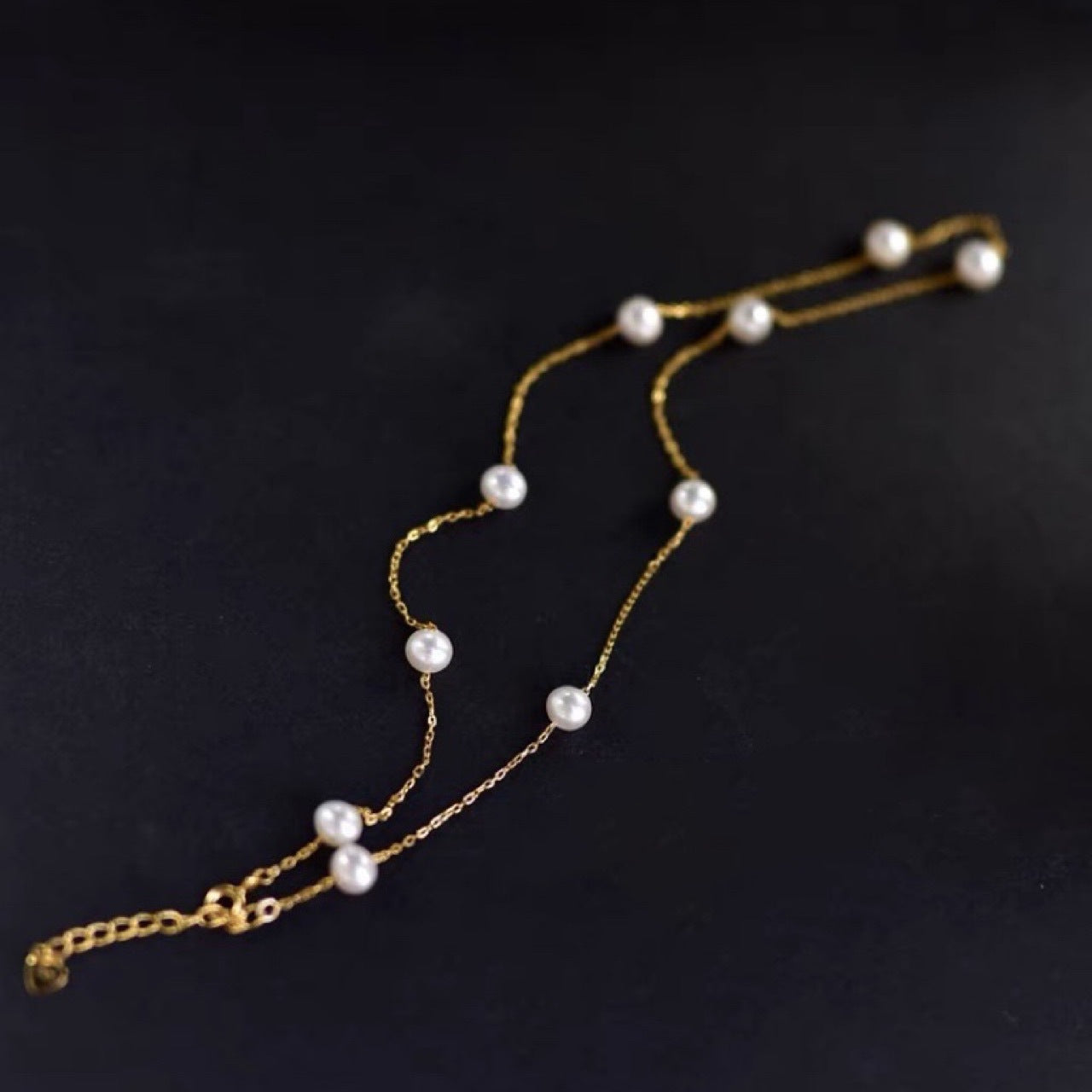 400-Natural Freshwater Starry Pearl Necklace – Short Luxe & Chic Statement Choker