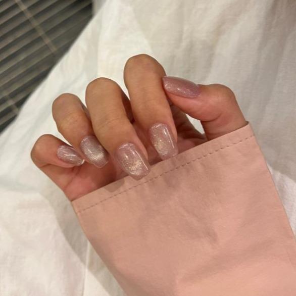 Nail Clearance Acrylic Handmade Reusable Press On Nails Pink Collection