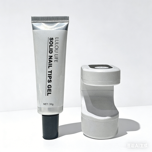 Lulou Magic Solid Nail Glue Kit 2-In-1 Nail Art Kits-DIY Tools Vacations Gift For Her Includes Multiple Free Gifts