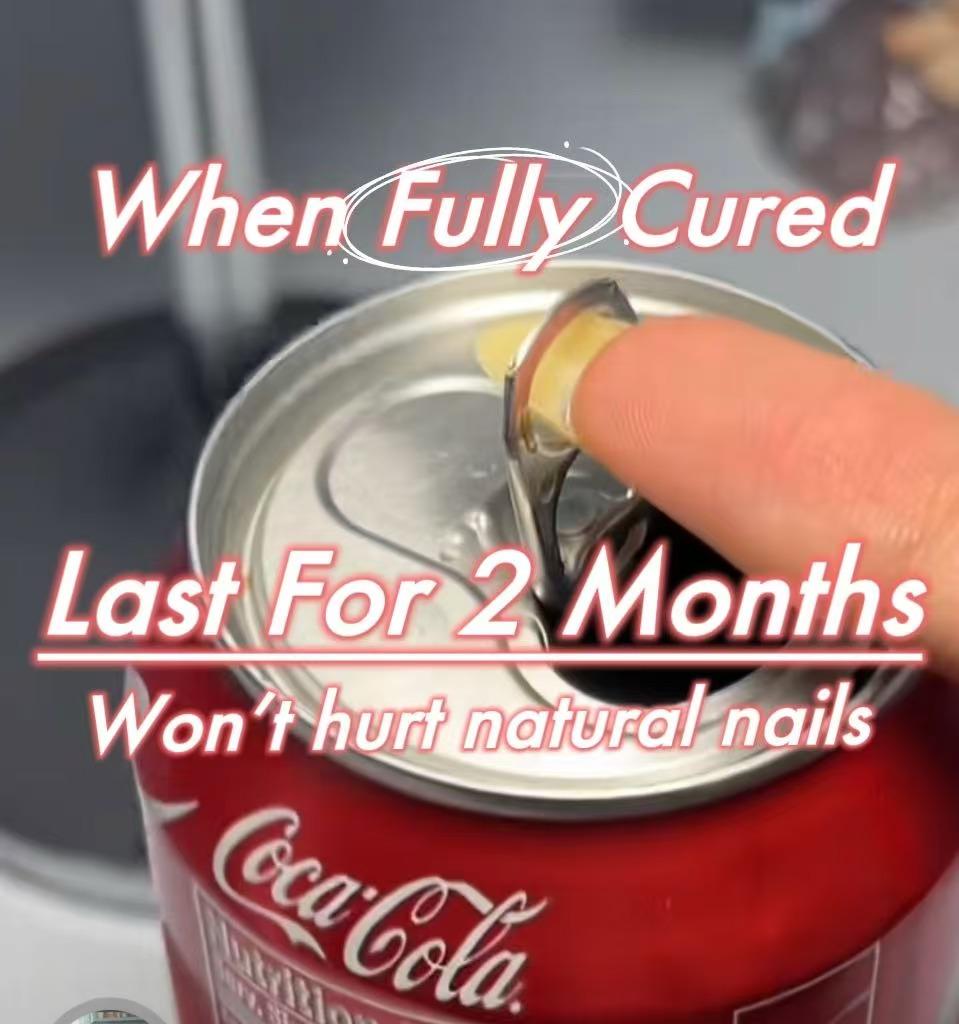 Lulou Magic Solid Nail Glue Kit 3-In-1 Nail Art Kits-DIY Tools Vacations Gift For Her Includes Multiple Free Gifts