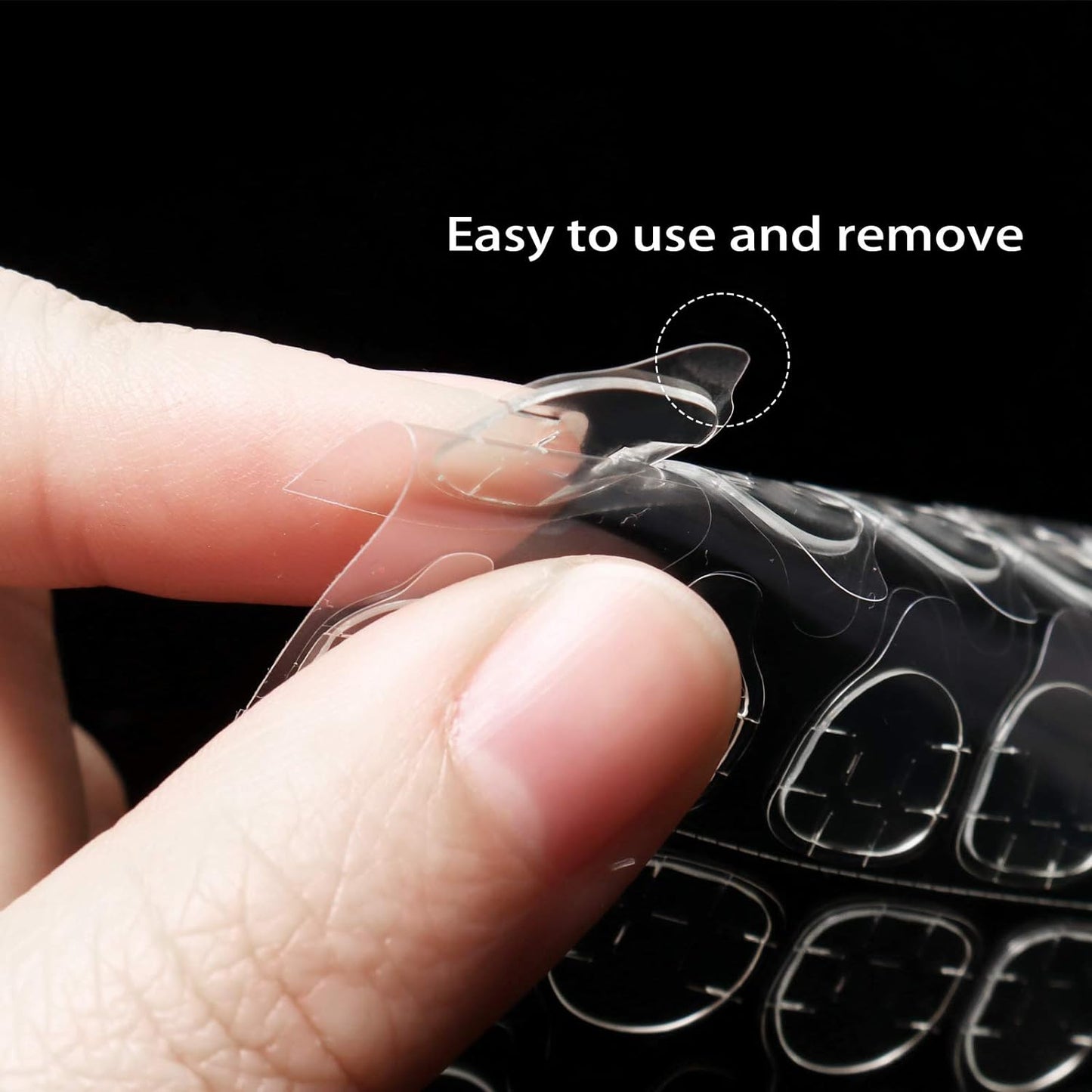 Lulou Double-sided Nail Jelly Sticker Super Sticky Press On Nail Glue