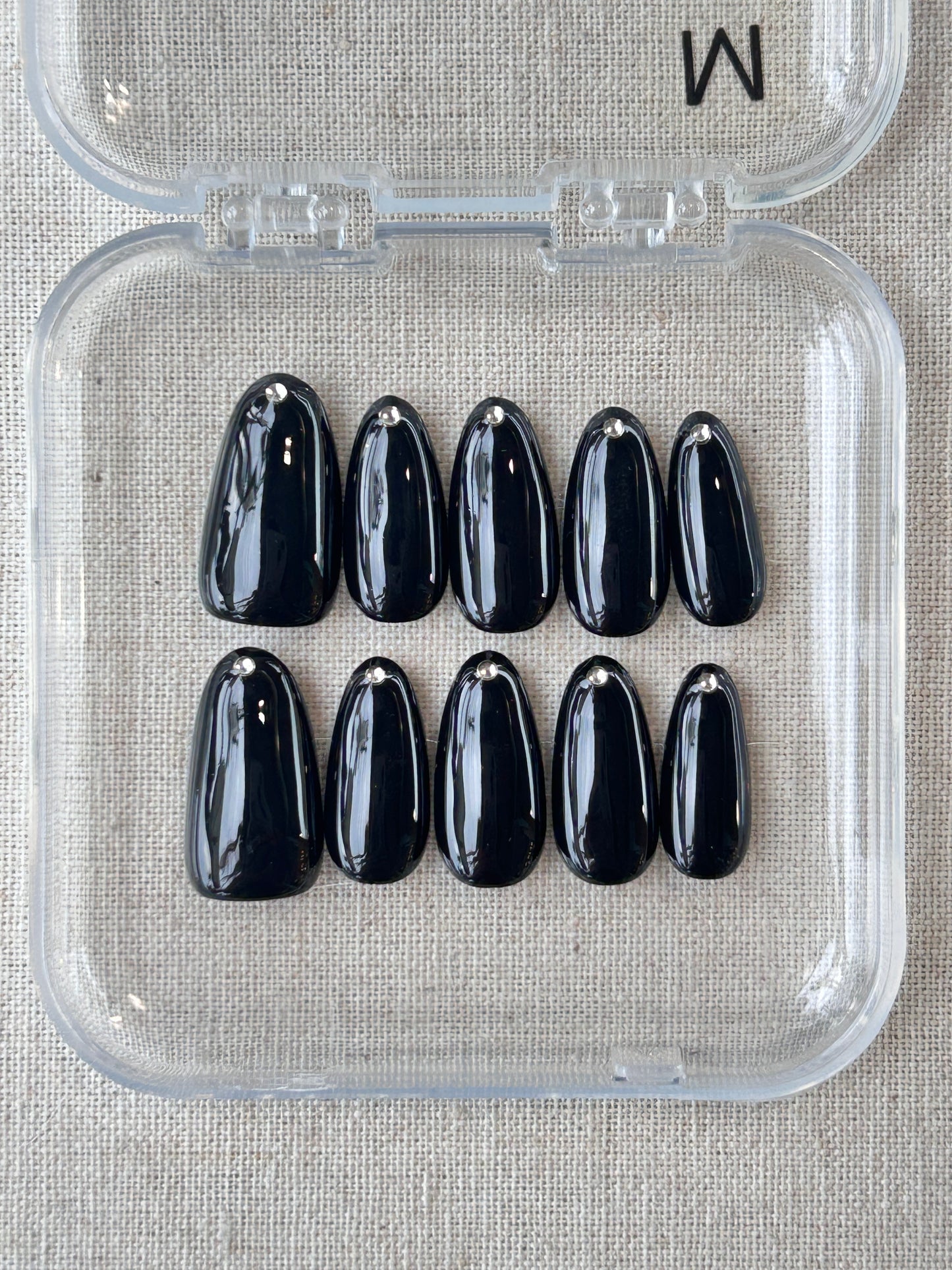 M Size Clearance Press On Nails Mixed Styles Handmade Acrylic Reusable 10 pcs False Nails Daily Vacation Party Dating Wedding Holiday Gift