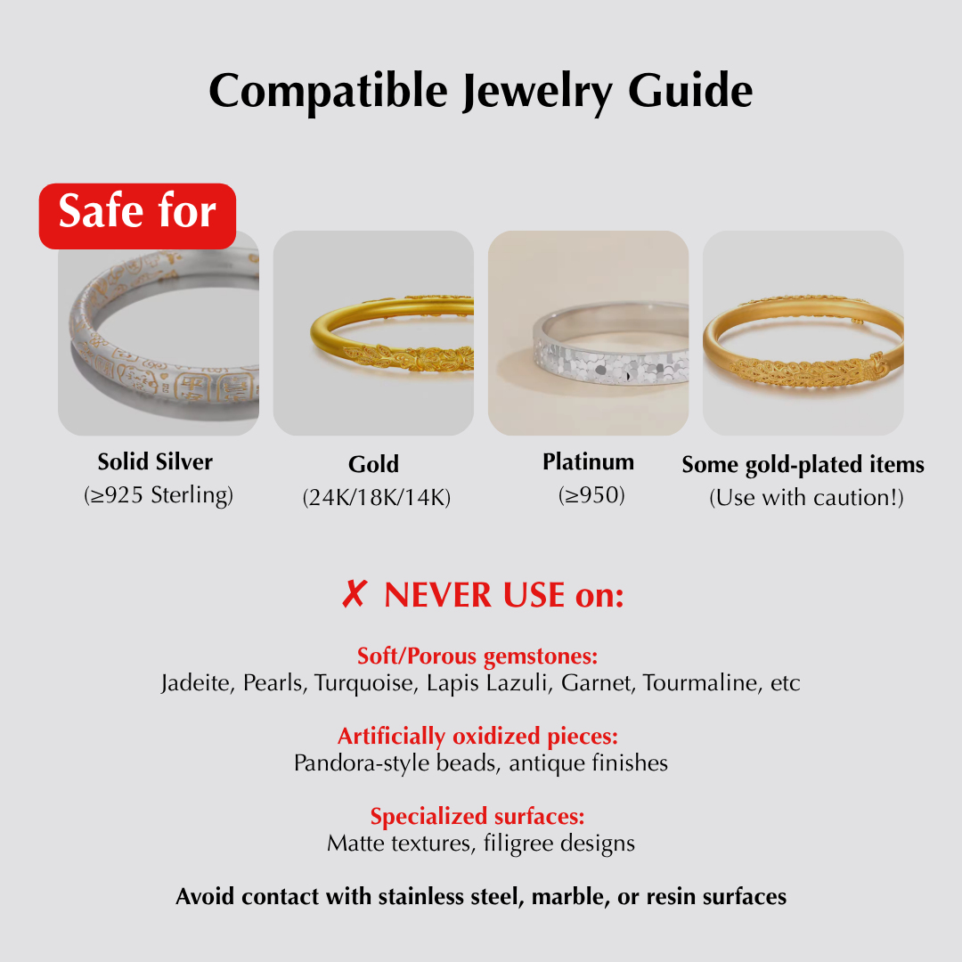 Lulou Pro Premium Jewelry Cleaner 200ML with Built-in Dip Basket Metal Safe Tarnish Remover for Gold Silver Platinum & More Instant Tarnish Removal Brilliance Restoration Gift The Perfect Jewelry Care Gift