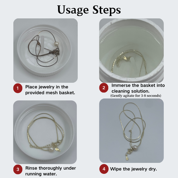 Lulou Pro Premium Jewelry Cleaner 200ML with Built-in Dip Basket Metal Safe Tarnish Remover for Gold Silver Platinum & More Instant Tarnish Removal Brilliance Restoration Gift The Perfect Jewelry Care Gift